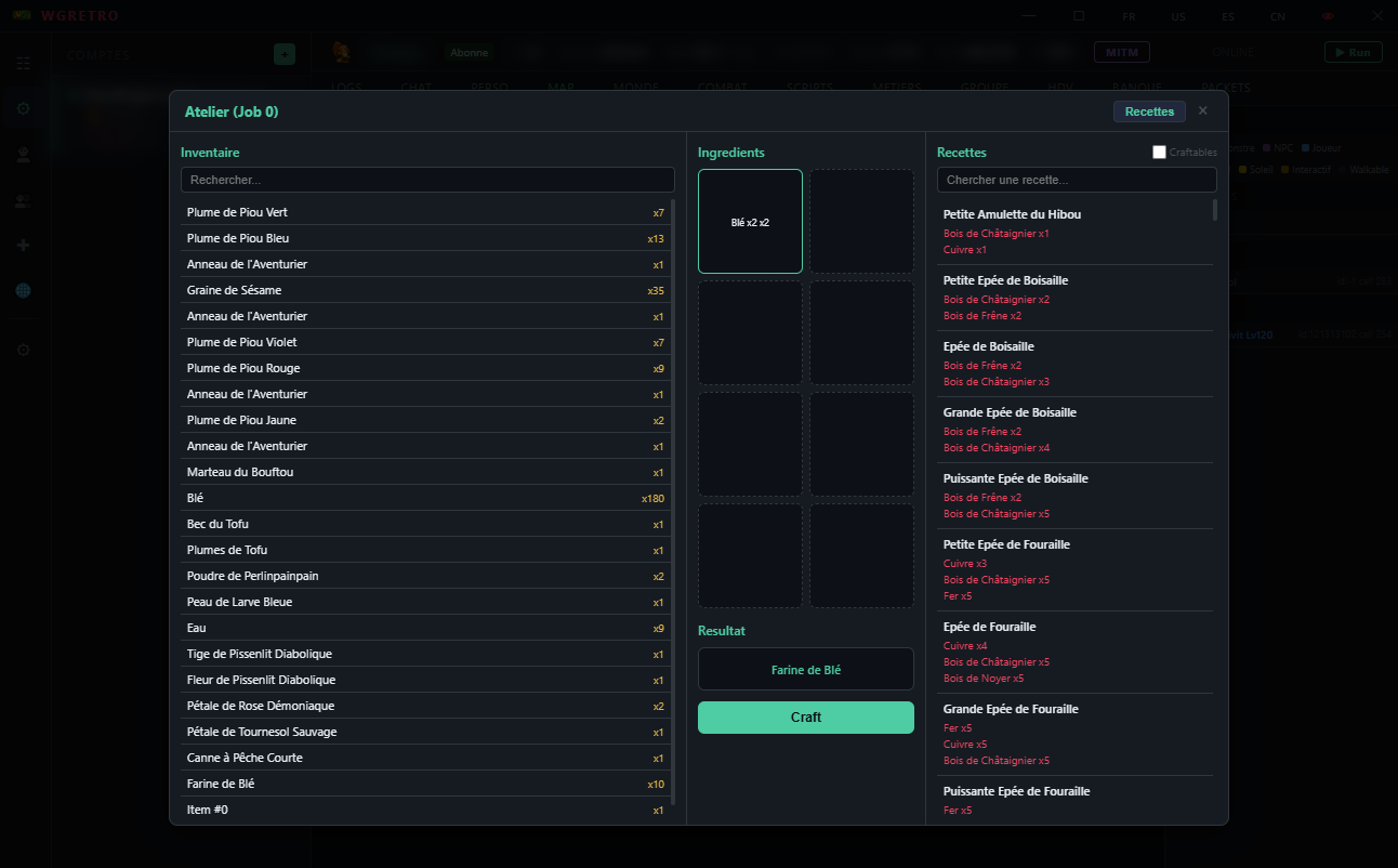 Bot HDV et Craft